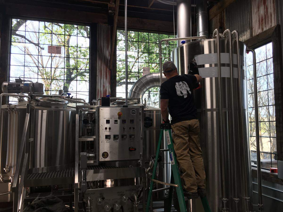 Head brewer Frank Panian poses for a picture at California Coast Beer Co. in Paso Robles.