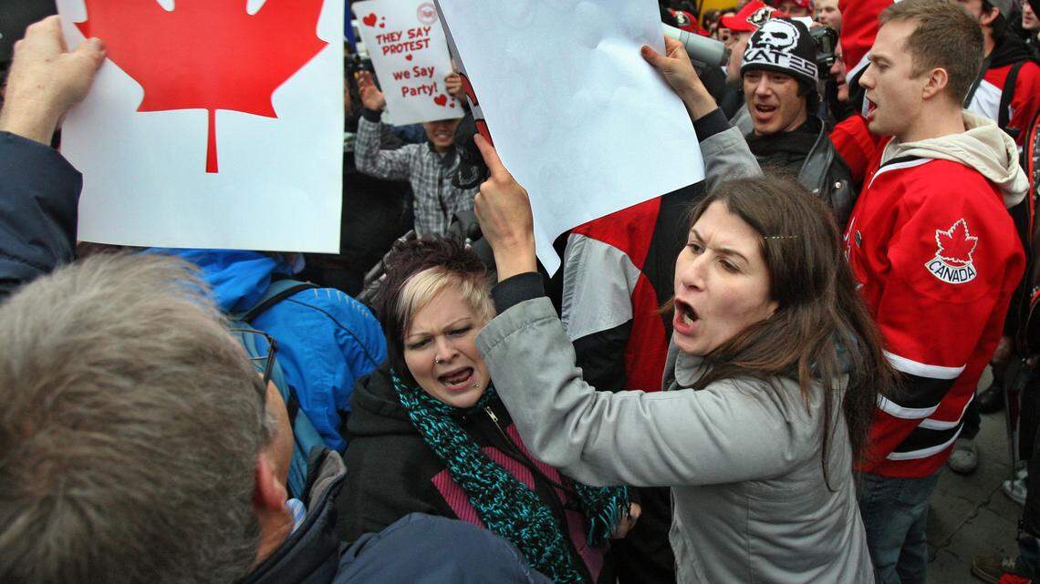 Vancouver's 'real world,' outside Olympic bubble