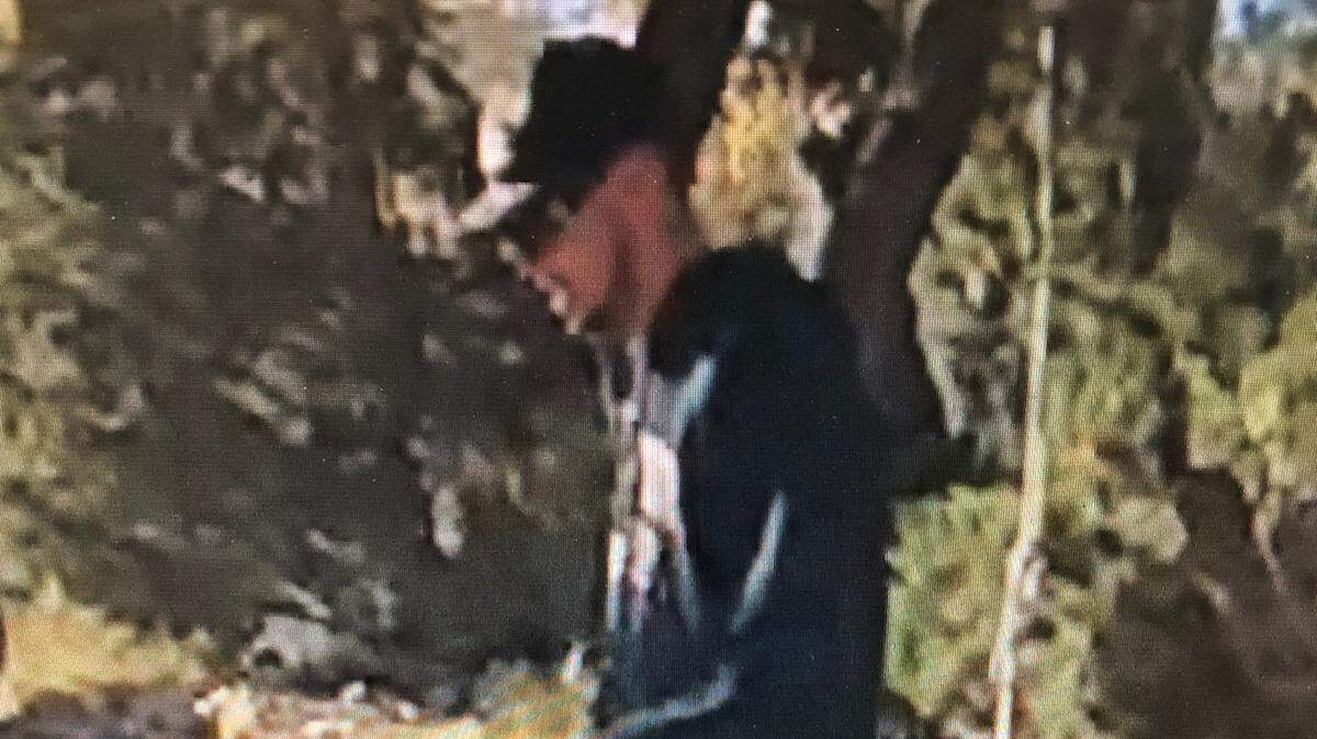 A photo shows the suspect in an alleged armed robbery that occurred in Atascadero on Dec. 18, 2021.