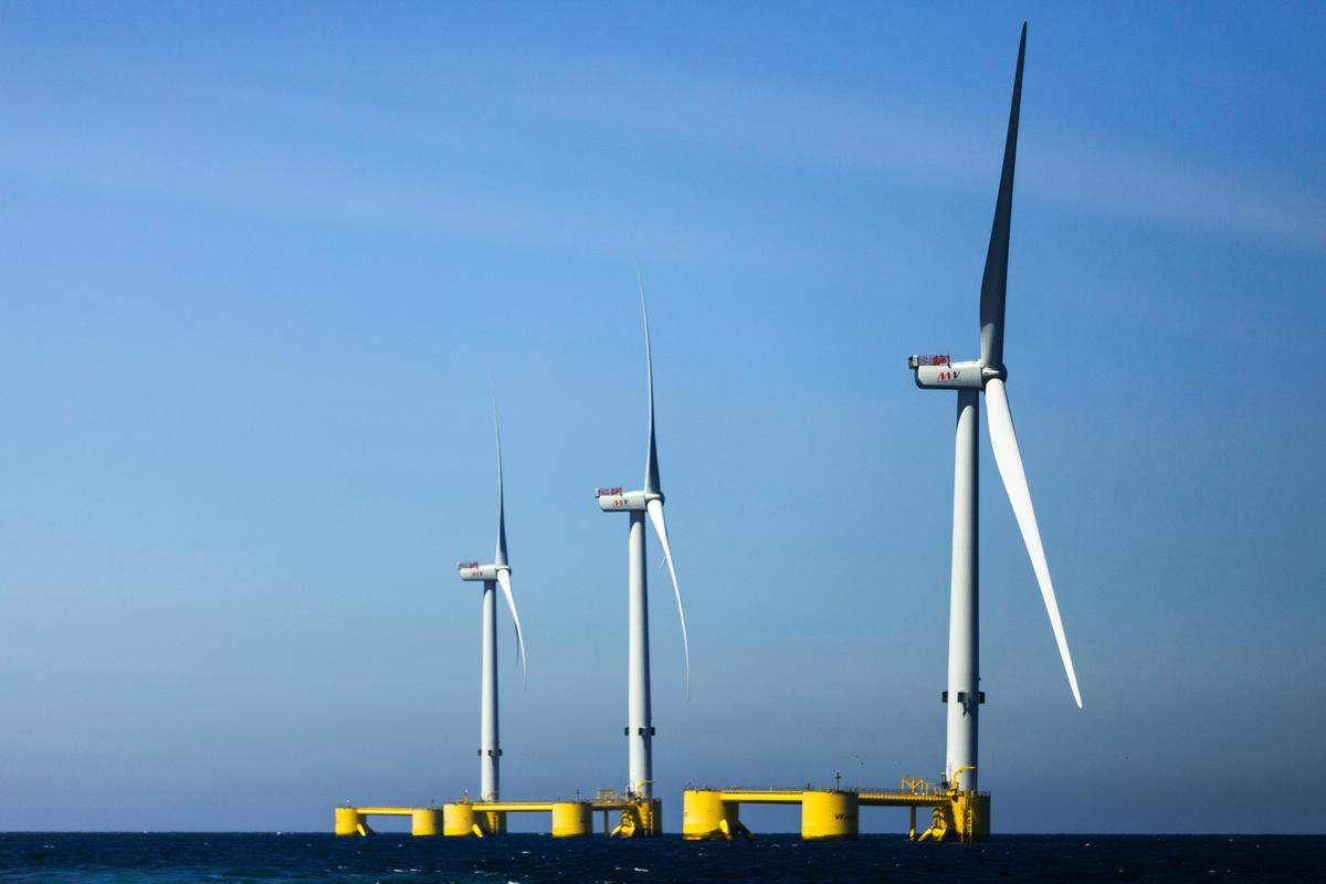 WindFloat Atlantic is an Ocean Winds project in the ocean off the shores of Portugal.