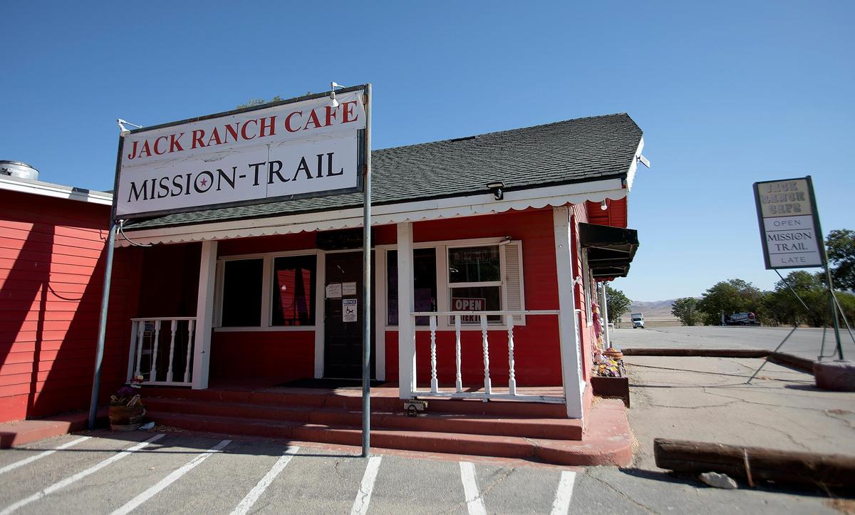 The Jack Ranch Cafe on Highway 46 in Cholame closed on Aug. 28, 2022.