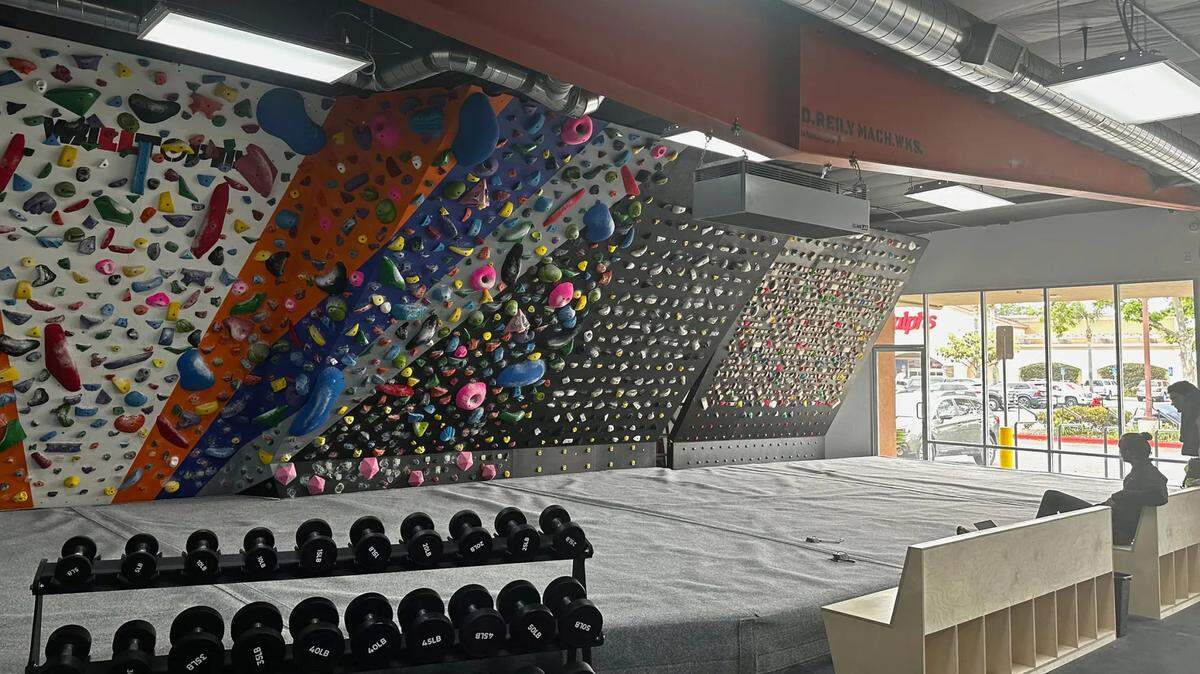 The BoardRoom opened recently in Santa Barbara as a climbing training facility with climbing boards, weights, cardio equipment, showers and more.