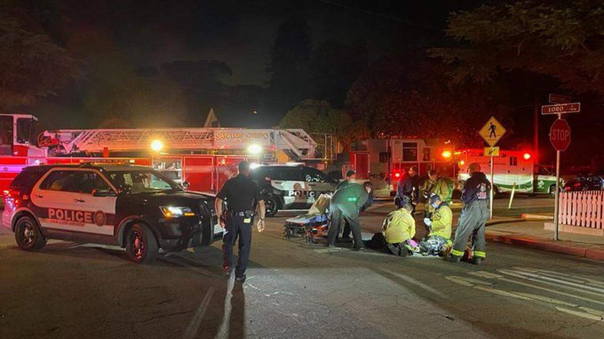 The San Luis Obispo Police Department responded to collision between a vehicle and a pedestrian at the intersection of Toro Street and Buchon Street Monday evening. The pedestrian suffered moderate injuries and was hospitalized.
