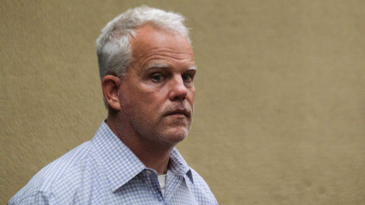 Andrew Eric Gustafson, 59, pleaded not guilty to two counts of assault with a deadly weapon in San Luis Obispo Superior Court on Aug. 27, 2025. Gustafson is accused of using a paddleboard paddle to attack a surfer while in the water at Morro Strand State Beach on Aug. 23, 2025.