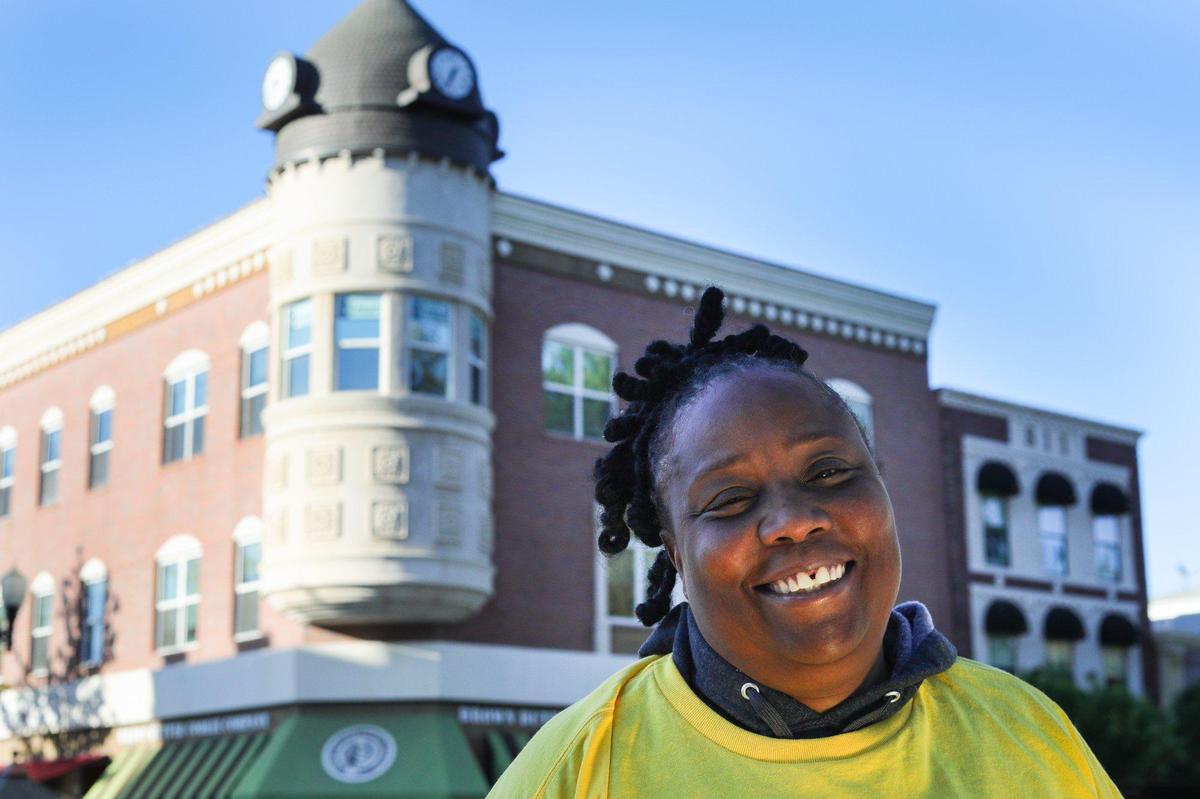 Juanetta Perkins, organizing the first ever Juneteenth celebration in Paso Robles, is seen at City Park June 17, 2022.