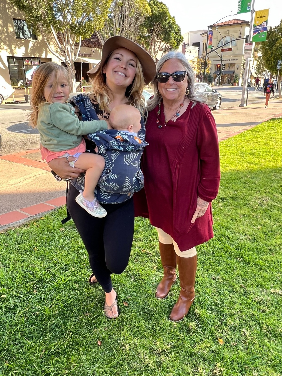 Paige Rothe attended the May 3, 2022 protest for reproductive rights with her mother, Teresa Rothe Tardiff, and her daughter, Paxton, 2 and Hendrix, three months.