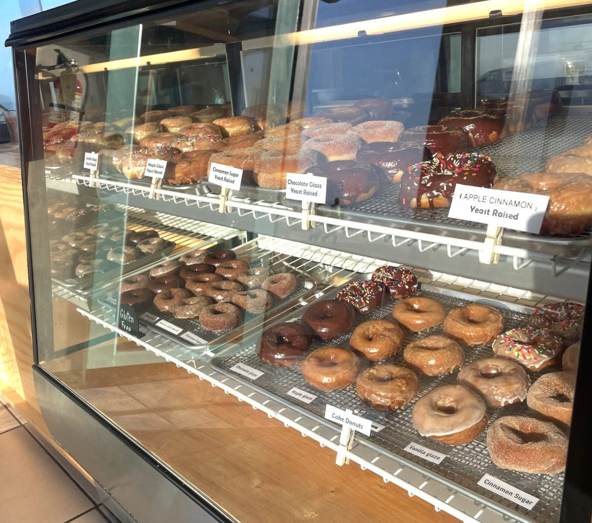 Fresh and baked from scratch donuts were available at Surf Rat Donuts before it closed on April 13, 2025.