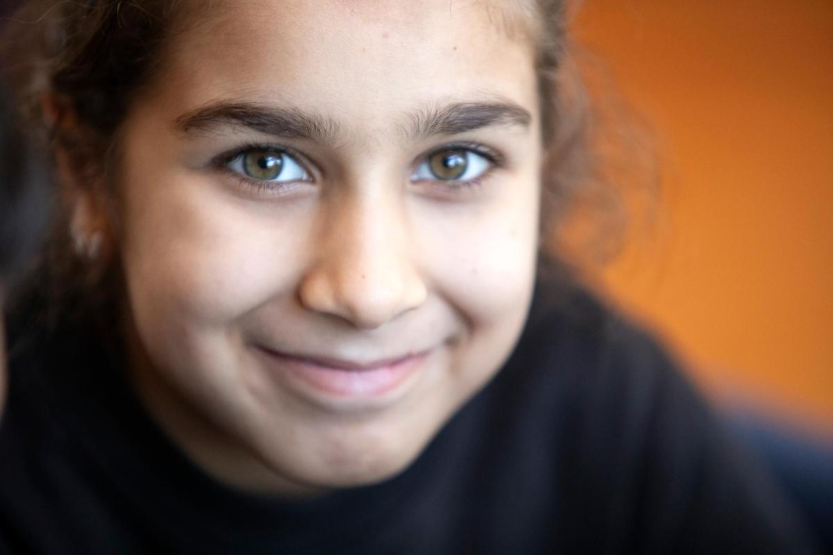 Maryam Barakazai and her family spent more than two years in hiding in Afghanistan and Pakistan before arriving in the United States on Sept. 6, 2023.