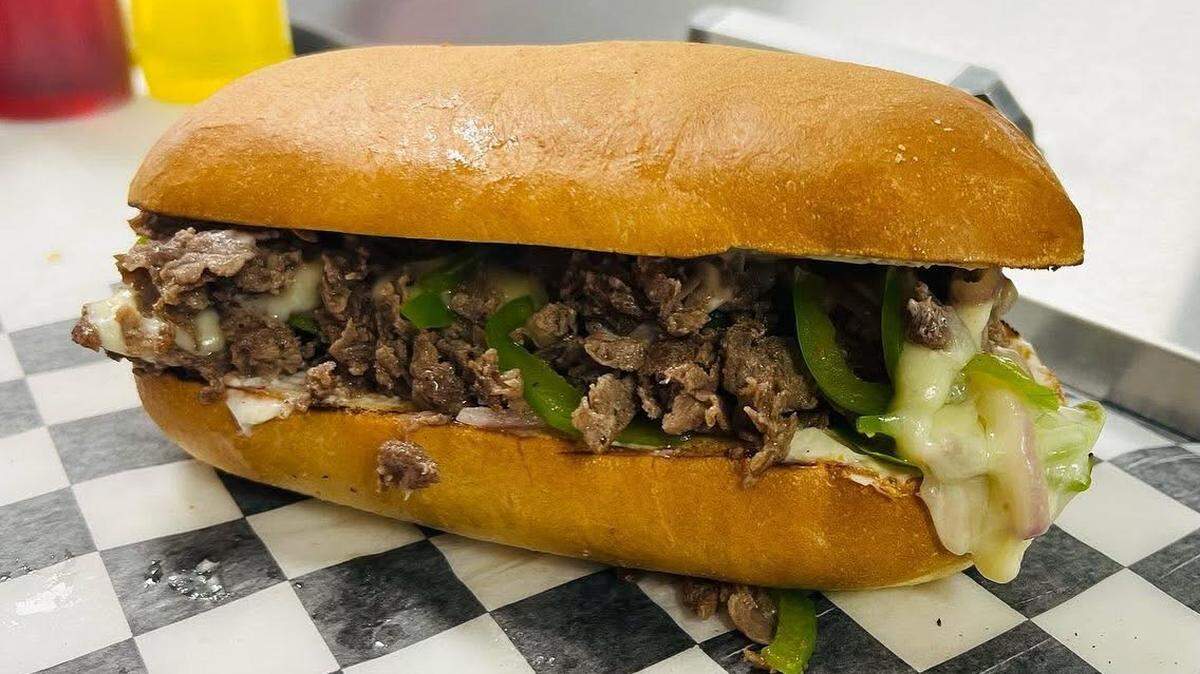 The Philly cheesesteak from Gilligan’s Sandwich Shop & Twisted Sodas in Nipomo comes with sirloin steak, grilled bell pepper and onions, provolone cheese and mayo.