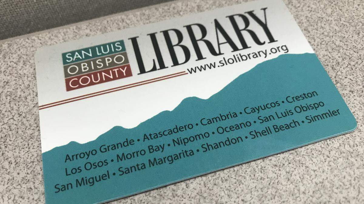 SLO County Public Library card.