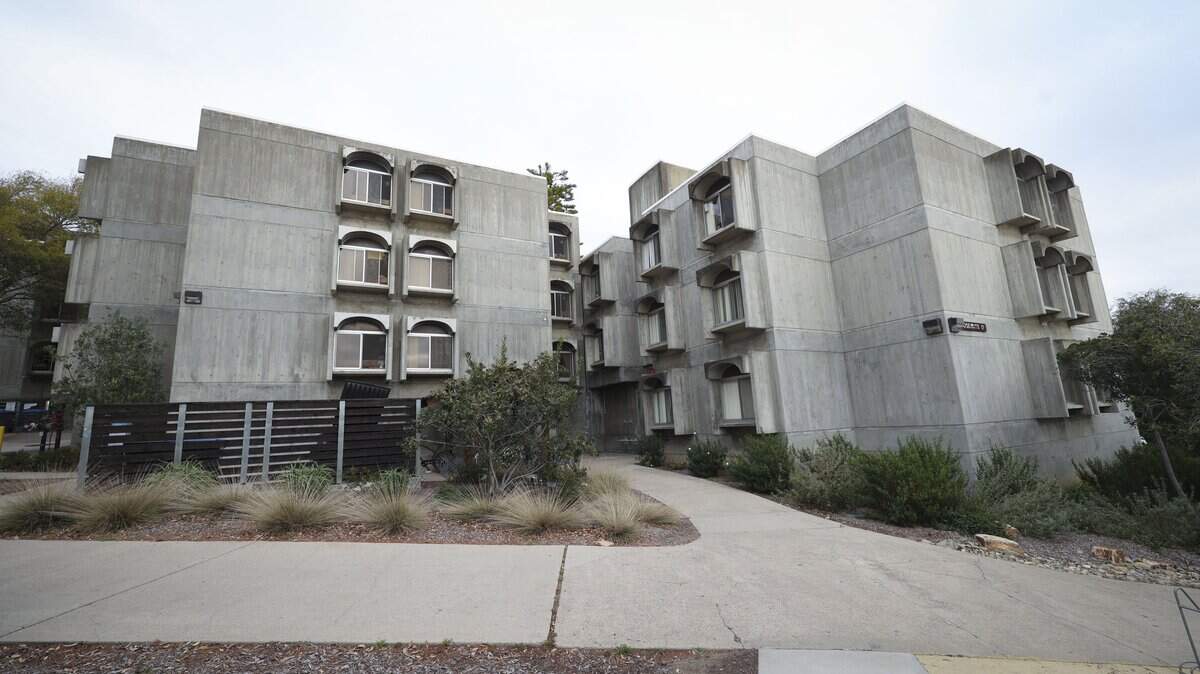 In September 1968, the first 285 students moved into the $3.3 million Yosemite Hall complex, seen here on March 9, 2026.