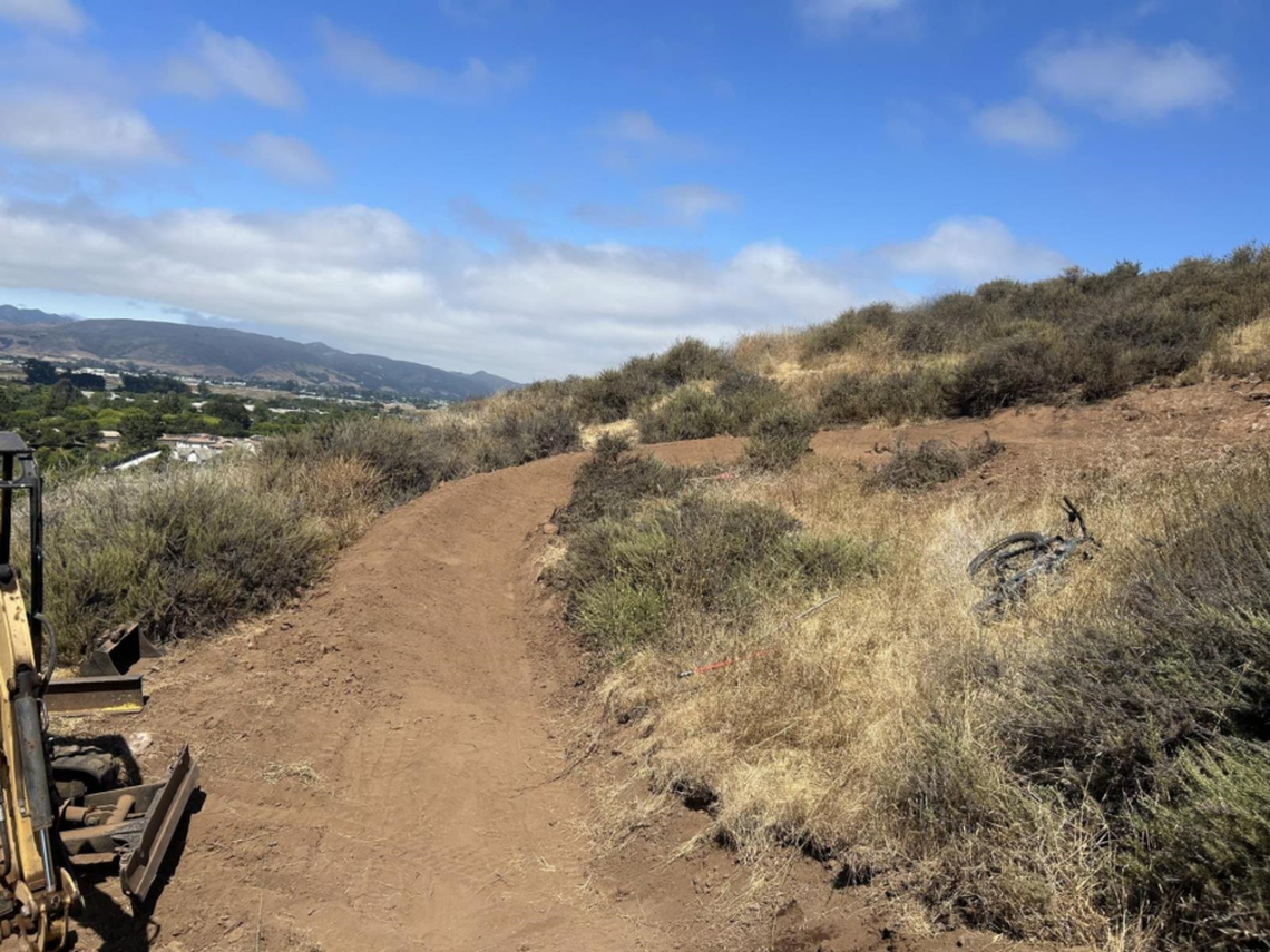 San Luis Obispo park rangers finished building a beginner-friendly bike route called the Bunny Hops Trail at the Righetti Open Space in November 2025.