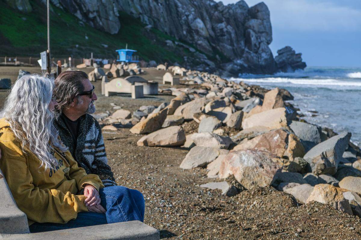The main parking lot at Morro Rock in Morro Bay will be closed Jan. 1-Jan. 5, 2024, after high surf flooded the lot at the end of December.The main parking lot at Morro Rock in Morro Bay will be closed Jan. 1-Jan. 5, 2024, after high surf flooded the lot at the end of December.