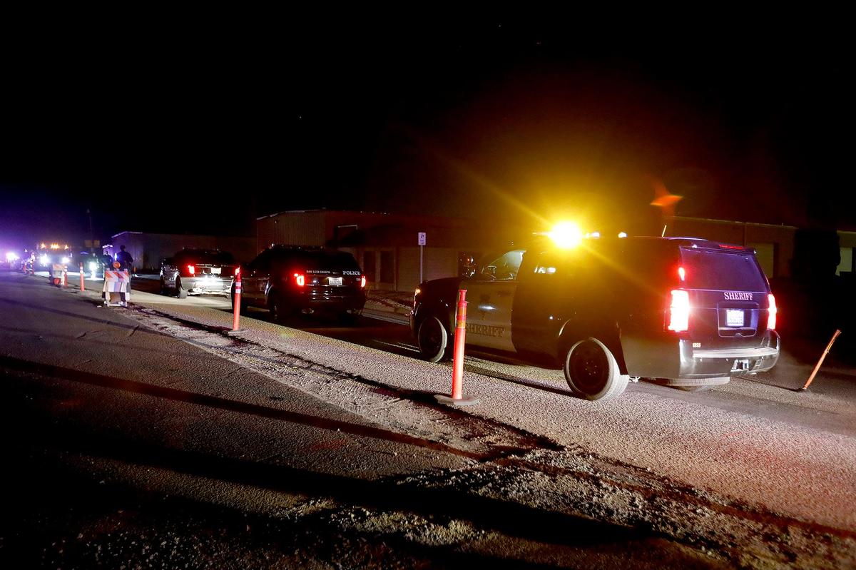 A 52-year-old male pedestrian was struck by a car and killed on Tank Farm Road in San Luis Obispo.