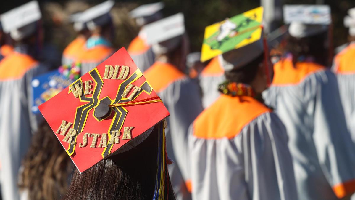 Atascadero High School graduated 277 students, a commencement ceremony was held at the football field Thursday evening.