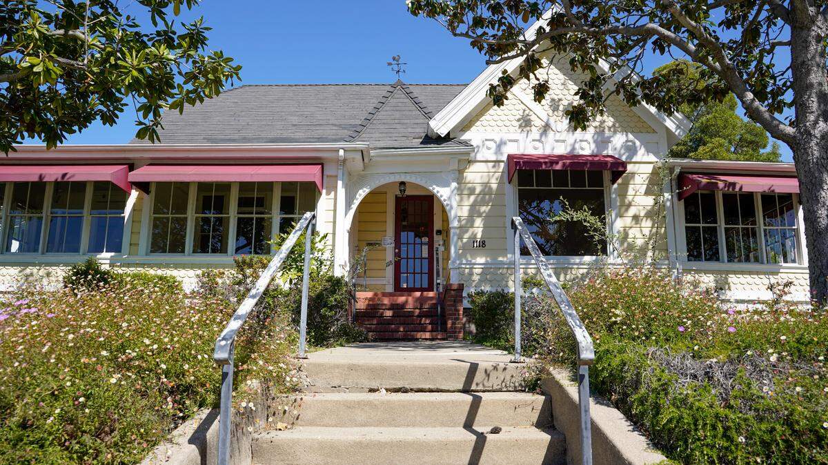 Transitions-Mental Health Association wanted to turn a historic Victorian home in San Luis Obispo into an eight-unit supportive housing project called Palm Street Studios. But delays and and rising construction costs have sidelined the project, seen here on May 6, 2024.
