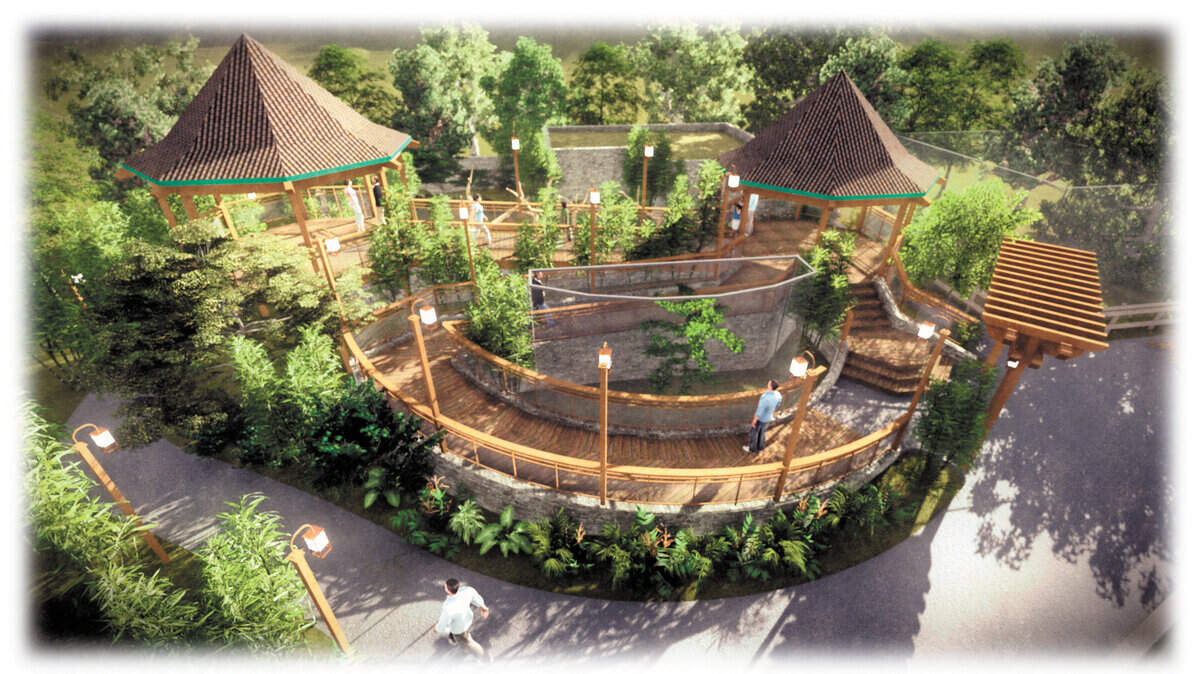 The Charles Paddock Zoo in Atascadero has unveiled a new exhibit for its red pandas. It includes elevated walkways and three viewing area platforms.