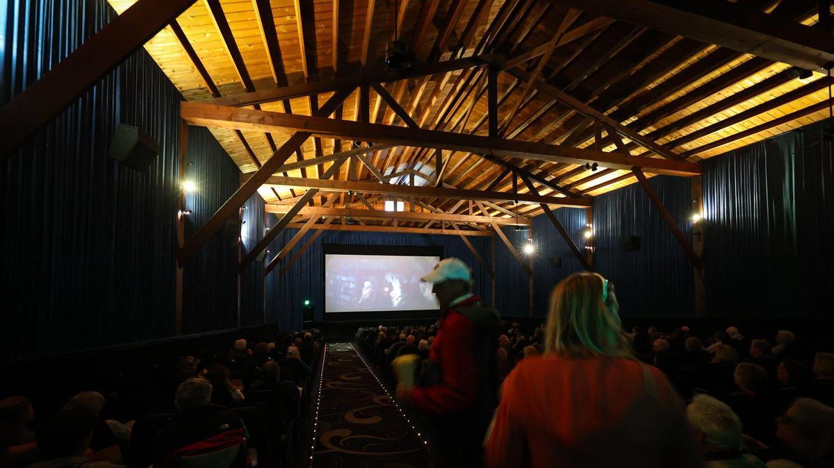 The Bay Theater in Morro Bay is up for sale, listed at $1.635 million for the 8,810-square-foot building on Morro Bay Boulevard. An afternoon screening of “Oppenheimer” was well attended on July 26, 2023.