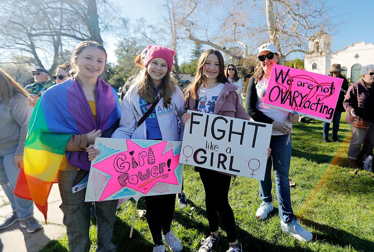 Planned Parenthood of San Luis Obispo sponsored the Women’s March this year. The event was held in Mitchell Park, Saturday, Jan. 21, 2023 in San Luis Obispo.