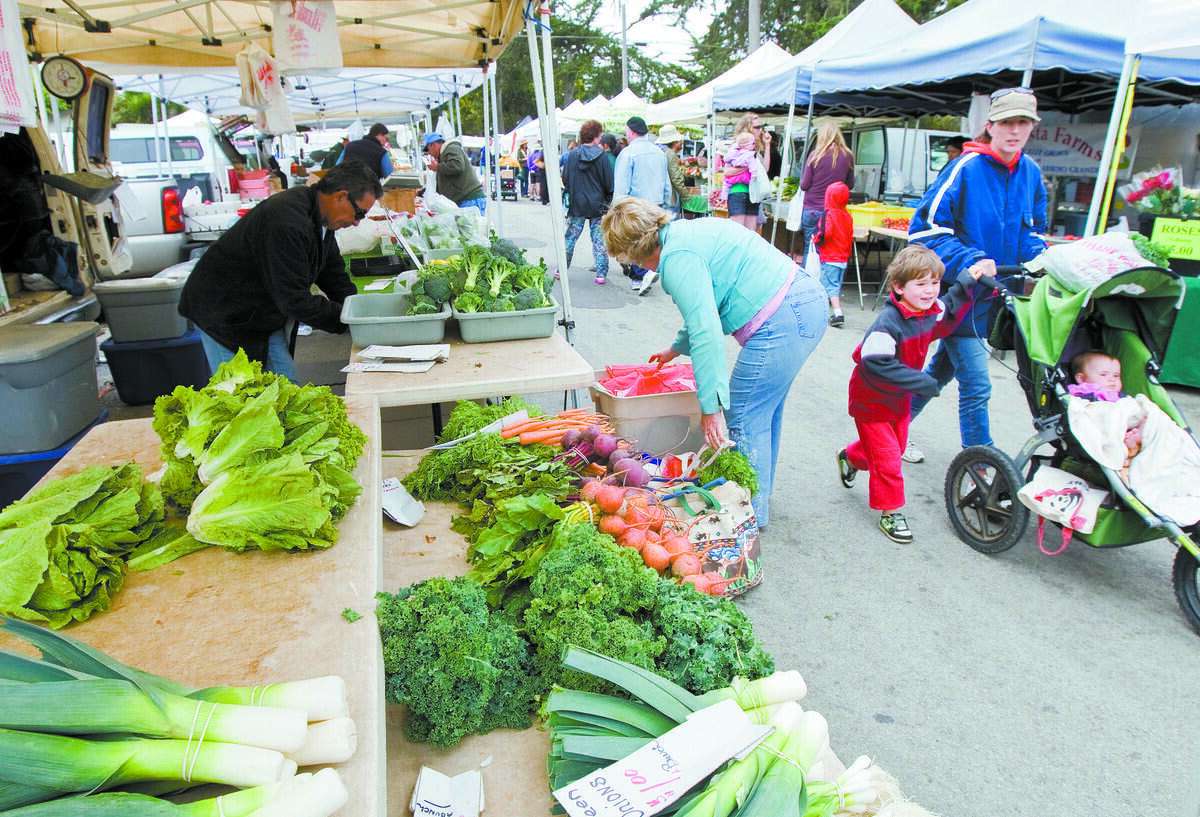 Produce is for sale at the Baywood Park and Los Osos farmers market.