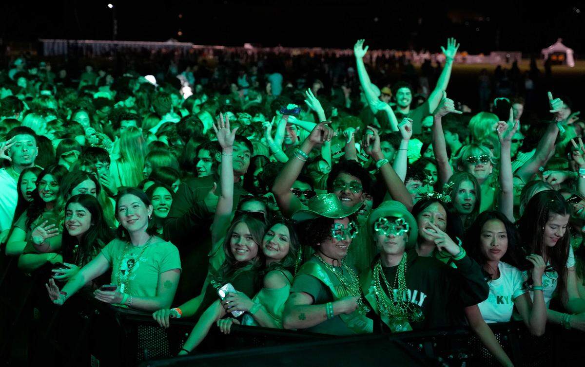 Students began being let into the second annual Morning on the Green music festival around 4:30 a.m. on March 14, 2026. The music festival is an attempt to curb St. Fratty’s Day street partying in the neighborhoods near Cal Poly.