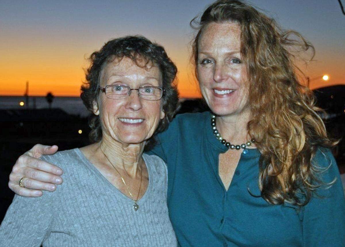 Realtor Alice Frawley, at right, just listed an oceanfront Cayucos home that her mom, Alice Frawley, at left, sold in 1985 and 1993.