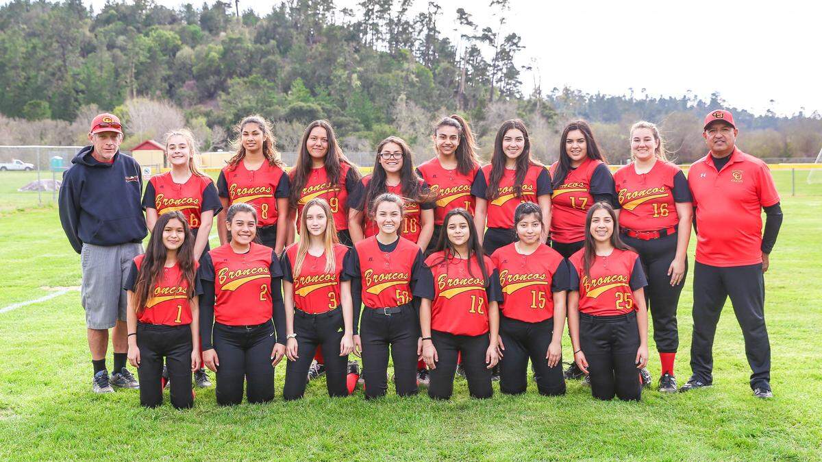 The Coast Union softball team won the Coast Valley League with a 7-0 record. 
The team, front row from left: Jamilex Rameriez, Angelique Gutierrez, Makayla Fordyce, Riley Volz, Julie Garcia, Arecely Milan, Lizette Mireles. Back row: Head coach Steve Kniffen, Phoebe Hauser, Brianne Ellis, Serina Valenzuela, Jasmin Pena, Iris Nunez, Ailyn Casas, Crystal Martinez, Melody Robertson and assistant coach Ed Ortiz.