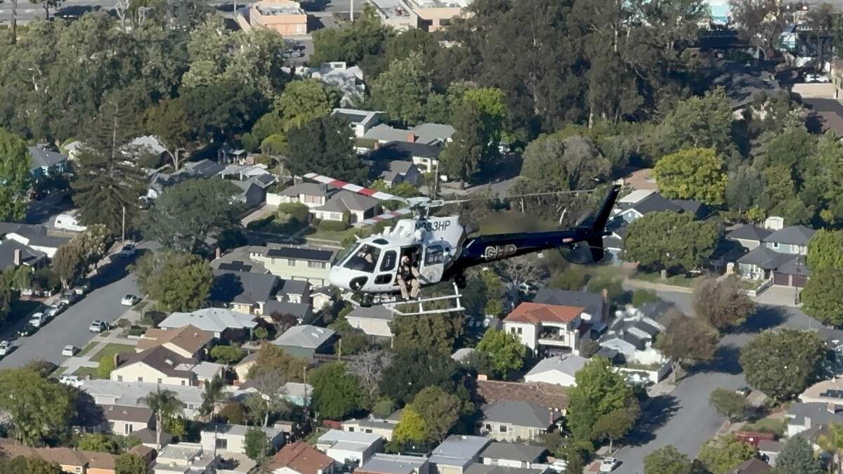 An injured mountain biker was airlifted from a hiking trail on Cerro San Luis Obispo Mountain on May 3, 2026.