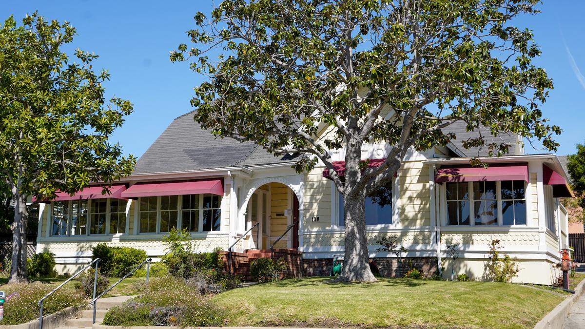 Transitions-Mental Health Association wanted to turn a historic Victorian home in San Luis Obispo into an eight-unit supportive housing project called Palm Street Studios. But delays and and rising construction costs have sidelined the project, seen here on May 6, 2024.