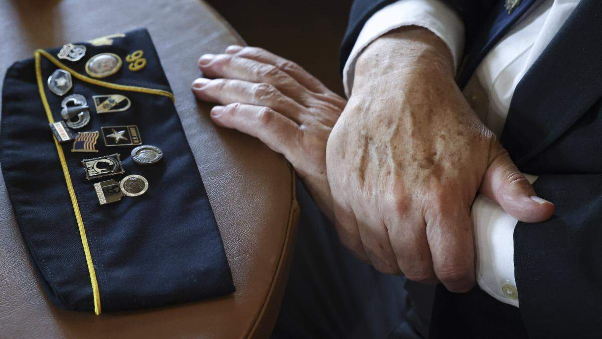David Glidden remembered his fellow members of the U.S. Army Special Forces who died on a mission in Vietnam in 1971. About 200 people attended the Memorial Day observance held on May 25, 2026, at the America Legion Post 66 in San Luis Obispo.