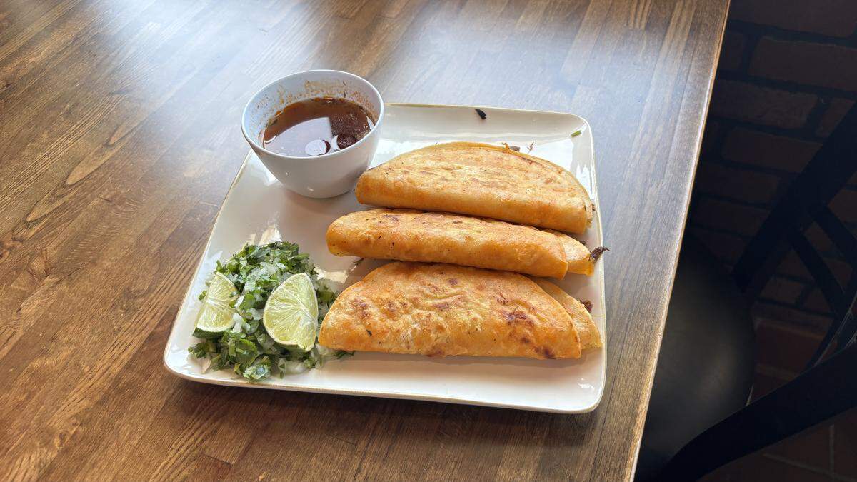 The quesabirrias at Happy Bites in Atascadero are one of the fan-favorite menu items, seen here on Thursday, April 30, 2026.