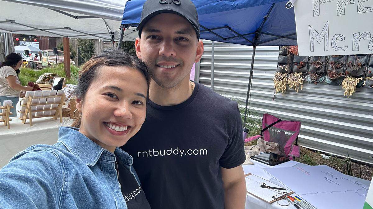 Anne and Keny Vazquez launched rntBuddy to allow people to rent household items like tools and equipment.