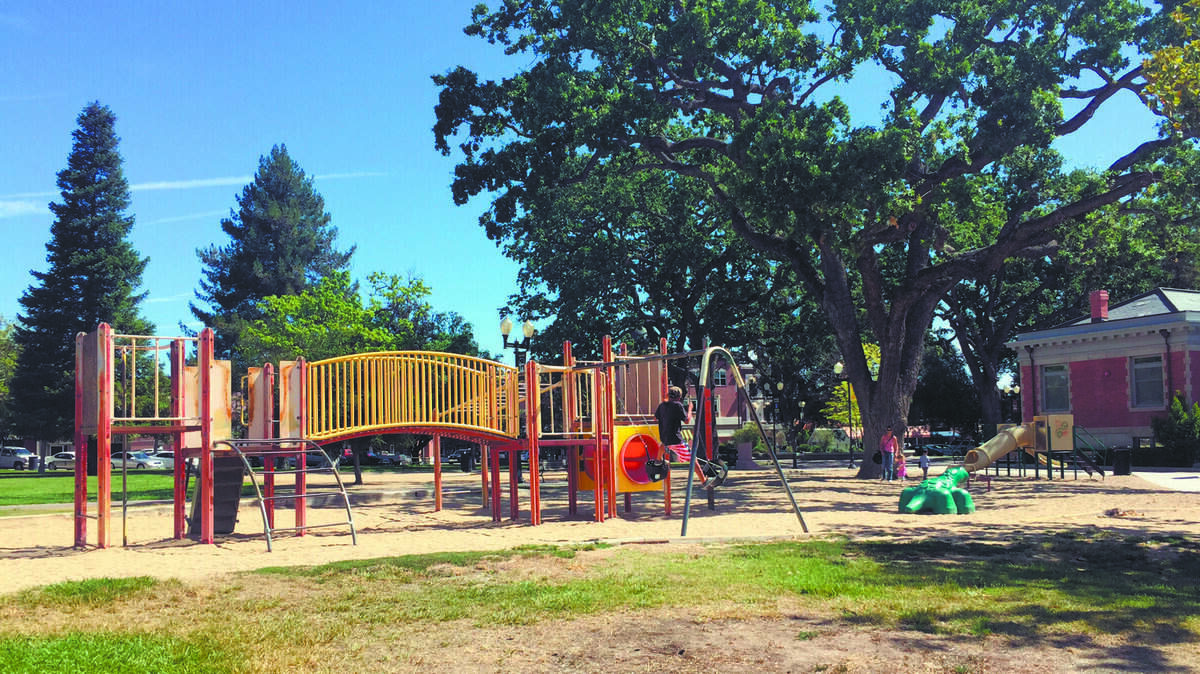 The playground at Paso Robles' Downtown City Park is slated for replacement.