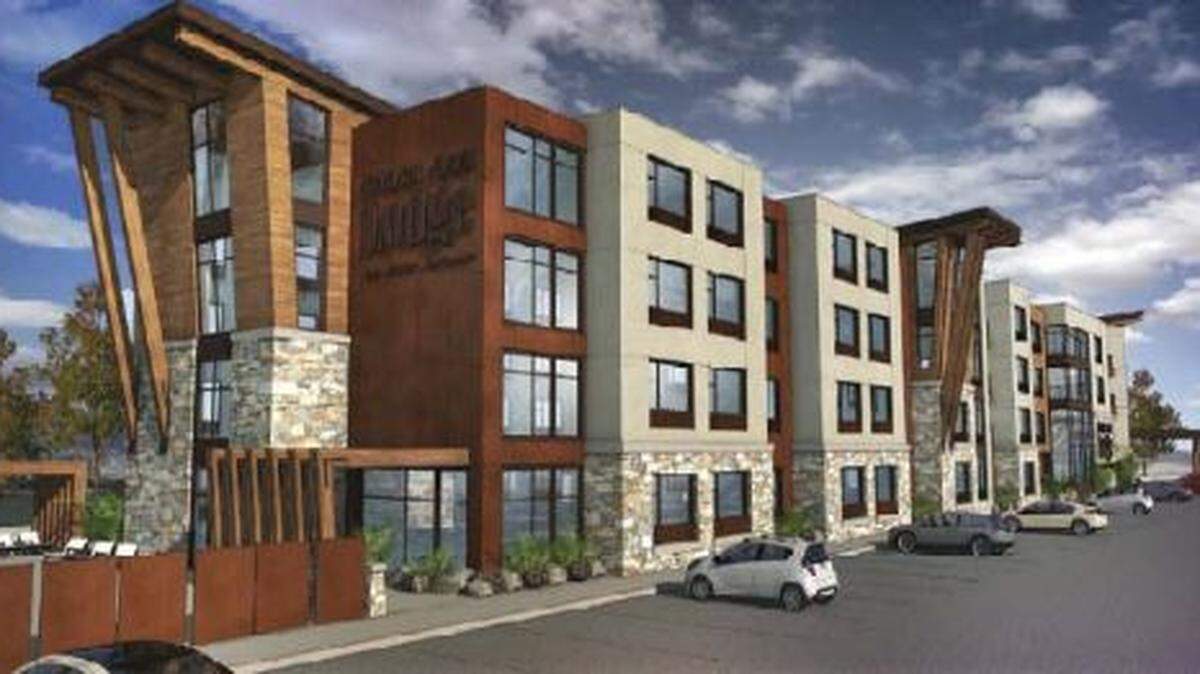 Renderings of the Black Oak Lodge, a 96-room hotel planned for 2717 Black Oak Drive in Paso Robles.