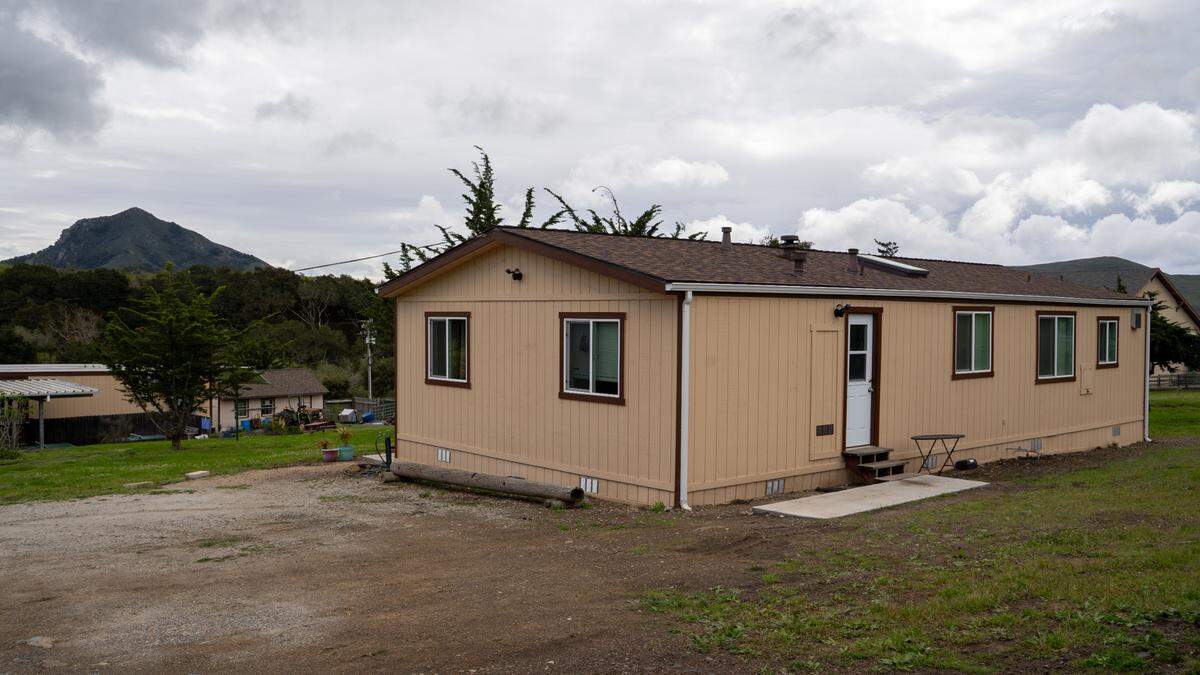 The first home for school district employees near Loma Vista Community School will serve as a blueprint for six more homes that will break ground later this year, pictured here Wednesday, March 12, 2025.
