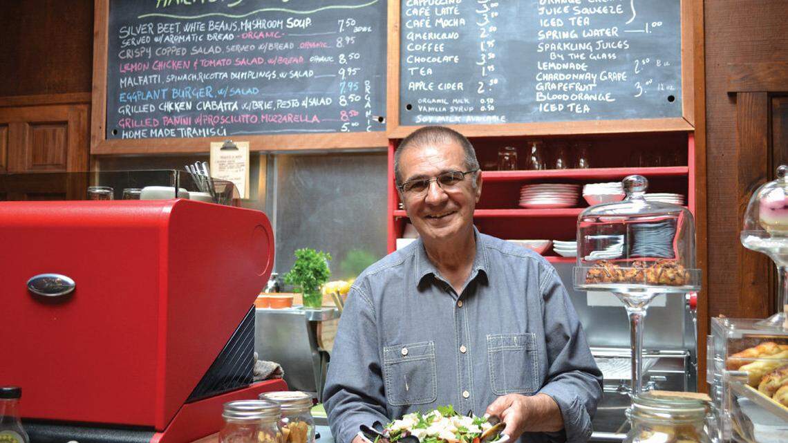 The Harmony Café’s seasonally based menu incorporates owner Giovanni Grillenzoni’s favorite ingredients. 