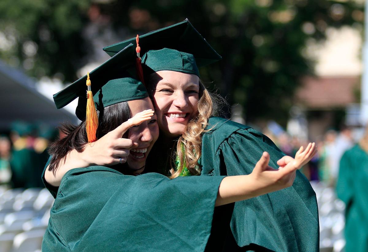 Cal Poly in San Luis Obispo, California, celebrated its spring graduation for the class of 2019. More than 5,100 students were eligible for commencement ceremonies on campus Saturday June 15, and Sunday, June 16, 2019.