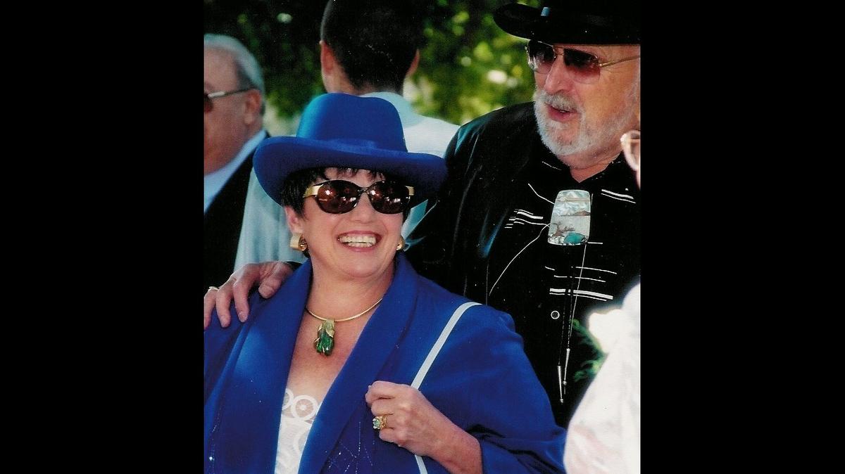 Cambrian columnist Kathe Tanner and husband Richard Tanner attend a 2003 wedding.