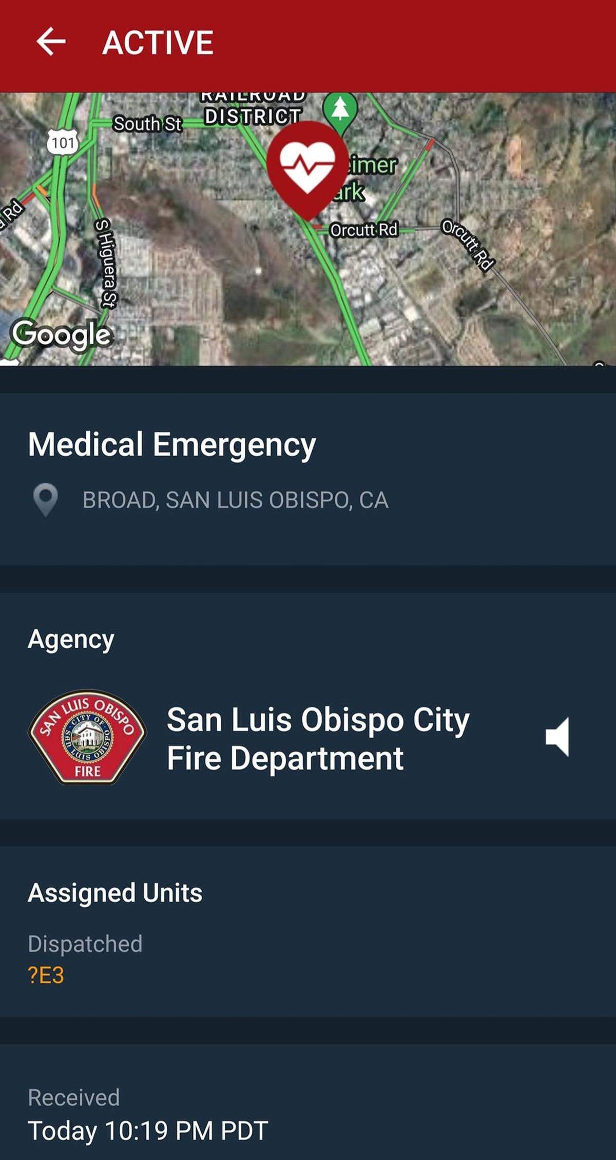 A pedestrian is now in stable condition after being hit by a car Sunday night in San Luis Obispo.