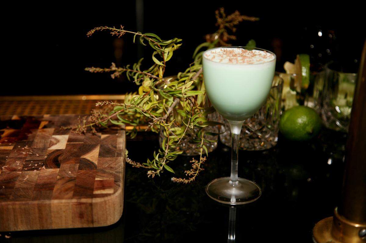 The Grasshopper is one of Parchetto’s best selling classic cocktails.