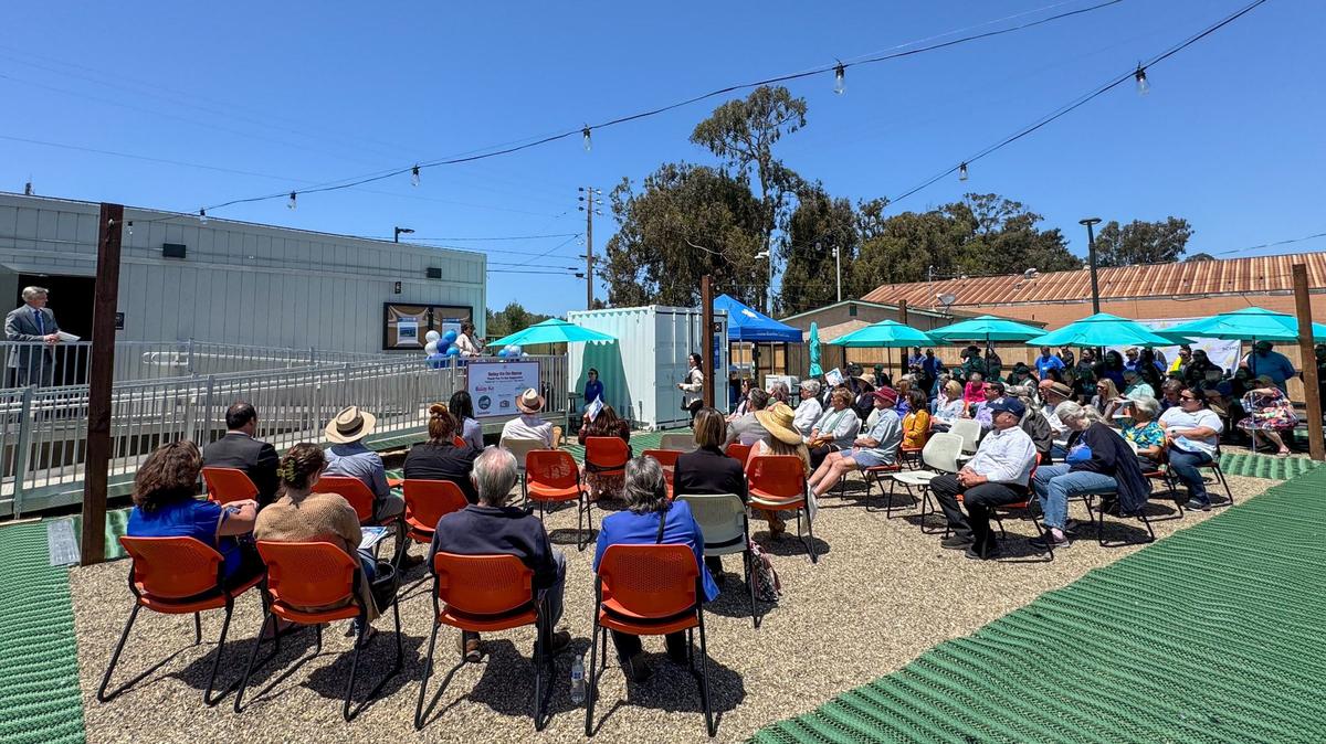 The 5Cities Homeless Coalition celebrated the opening of the Balay Ko on Barca interim cabin housing project on Thursday, May 2, 2024. The project consists of 30 beds that can be used to give people a first step out of homelessness.