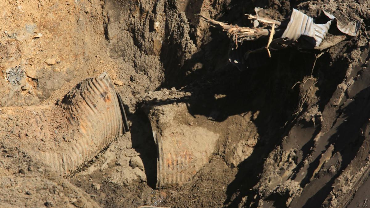 Culverts were plugged with Highway 1 washed out at Rat Creek about 30 miles north of the Monterey, San Luis Obispo county line.