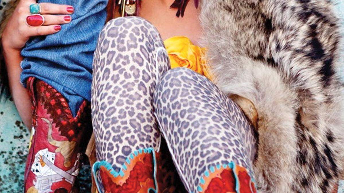 Cal Poly student Quincy Freeman puts flair into conservative Western wear.