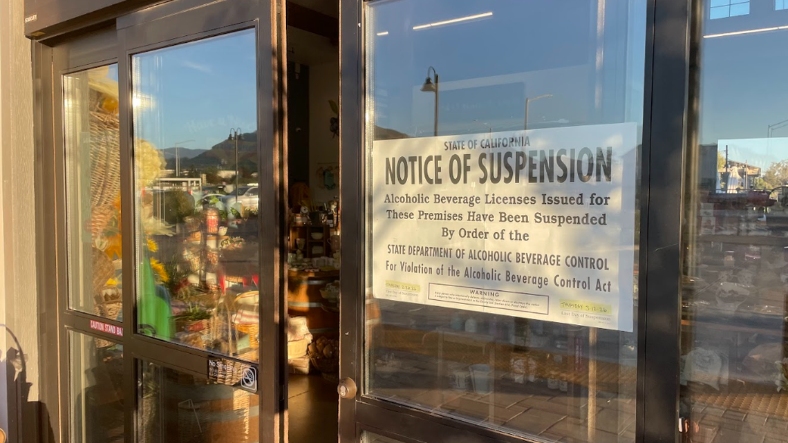 SLO market’s alcohol license suspended after sting operation