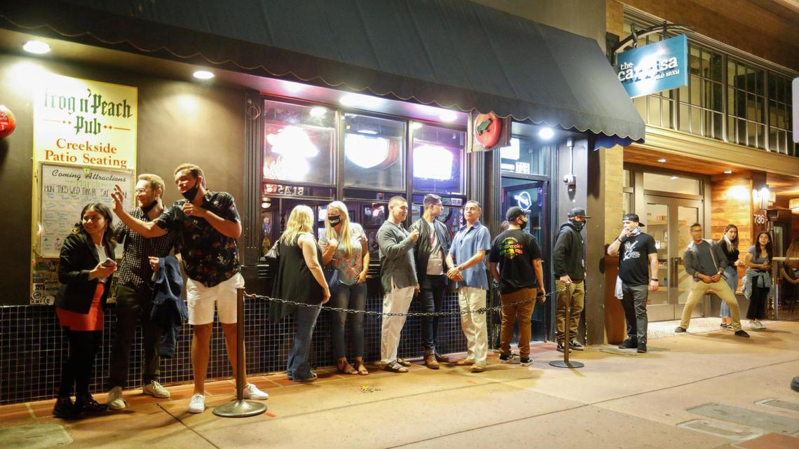 ‘I want to reconnect.’ A walk through post-quarantine downtown SLO on a Friday night
