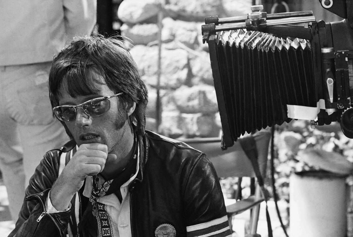 Actor Peter Fonda says that he speaks “only for himself” during a 1969 interview in Los Angeles. He added: “As for my generation, it was time they started doing their own speaking. There has been too much of the ‘silent majority’--at both ends of the generation gap.” Fonda, the son of a Hollywood legend who became a movie star in his own right both writing and starring in counterculture classics like “Easy Rider,” has died. His family says in a statement that Fonda died Friday morning at his home in Los Angeles. He was 79.