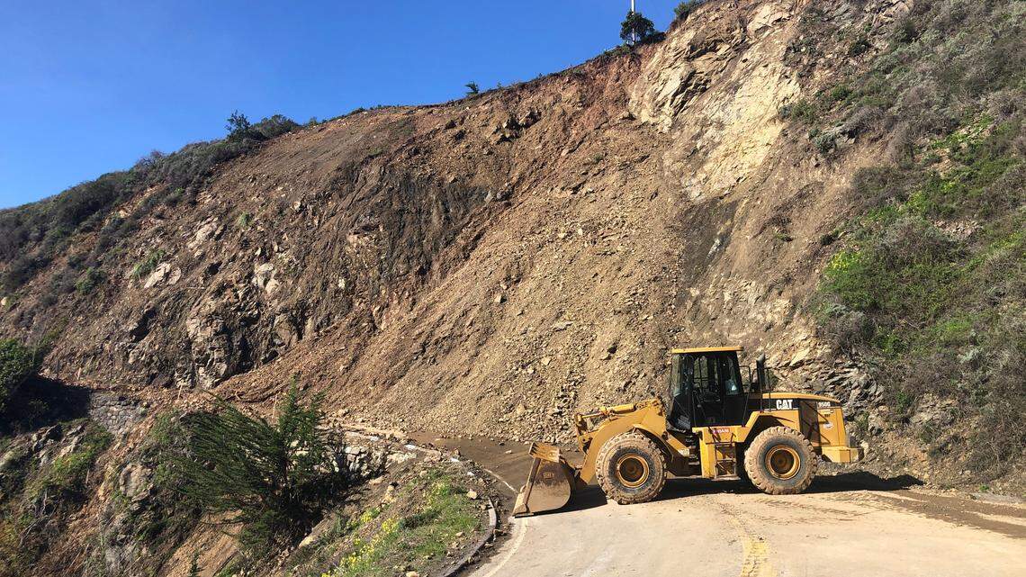 Highway 1 will reopen at Ragged Point in San Luis Obispo County on Wednesday, Feb. 8, 2023.