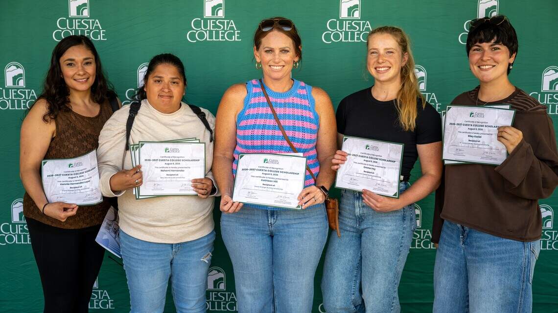 Cuesta College awards record $1.19 million in scholarships. Meet 2 recipients