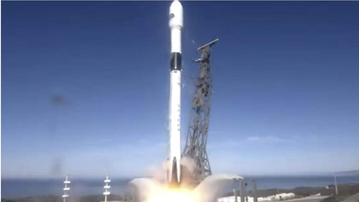 A Falcon 9 rocket roars to life Saturday morning at Vandenberg Air Force Base en route to delivering NASA’s newest ocean-monitoring satellite to space.