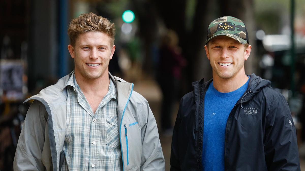 Casey, left, and Ryan Higginbotham have seen much of the west coast of North America via paddleboard.